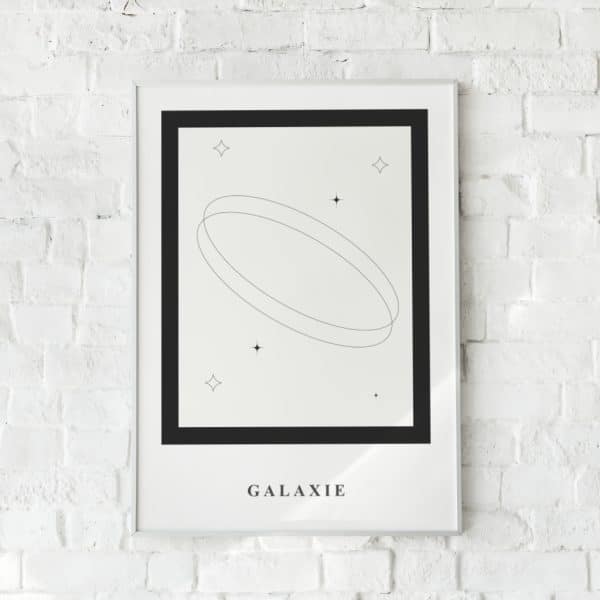 Maerkelig Galaxie Plakat