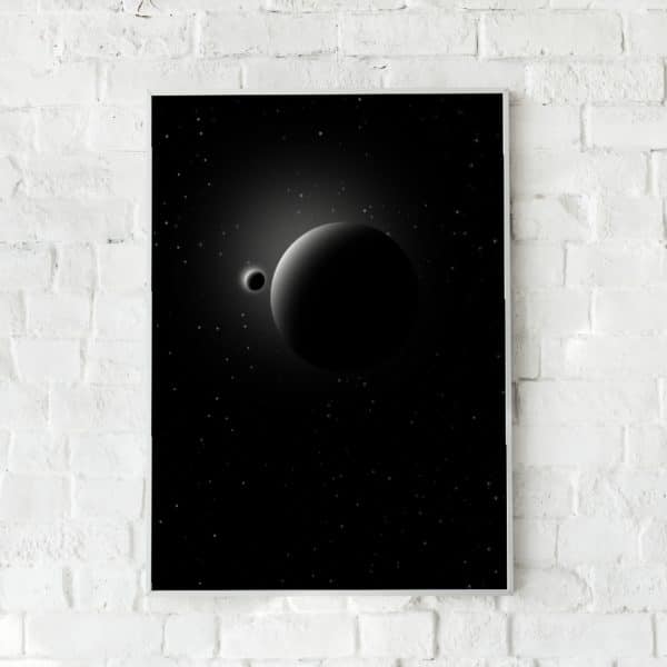 Maerkelig Eclipse Plakat