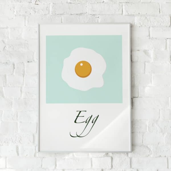 Maerkelig Egg Plakat