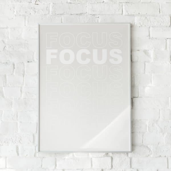 Maerkelig Focus Plakat