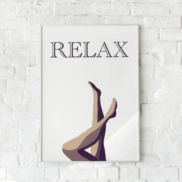 Maerkelig Relax plakat